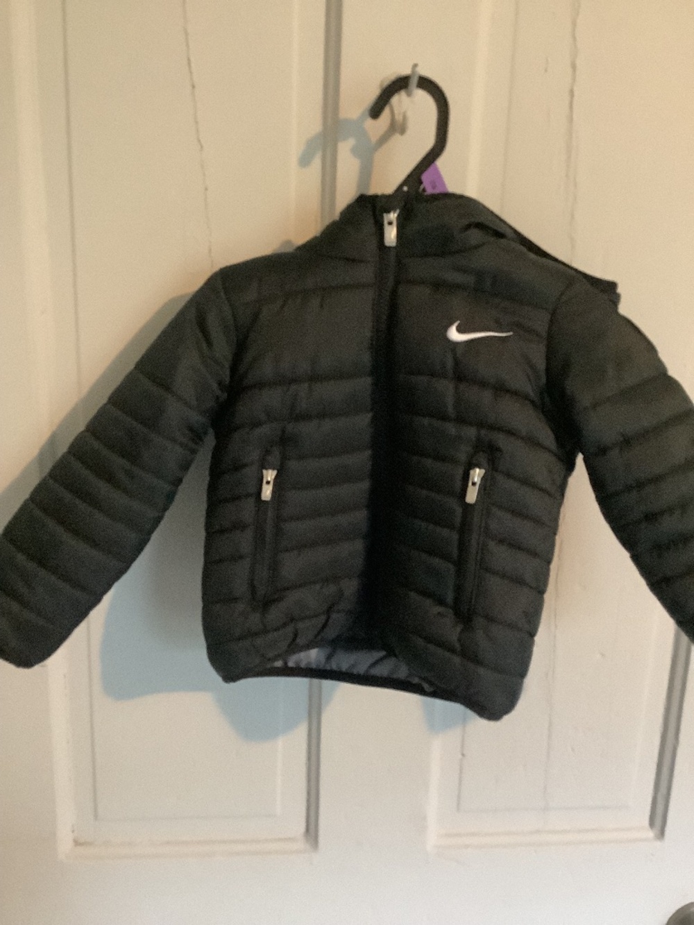 18 month Nike winter coat. Black